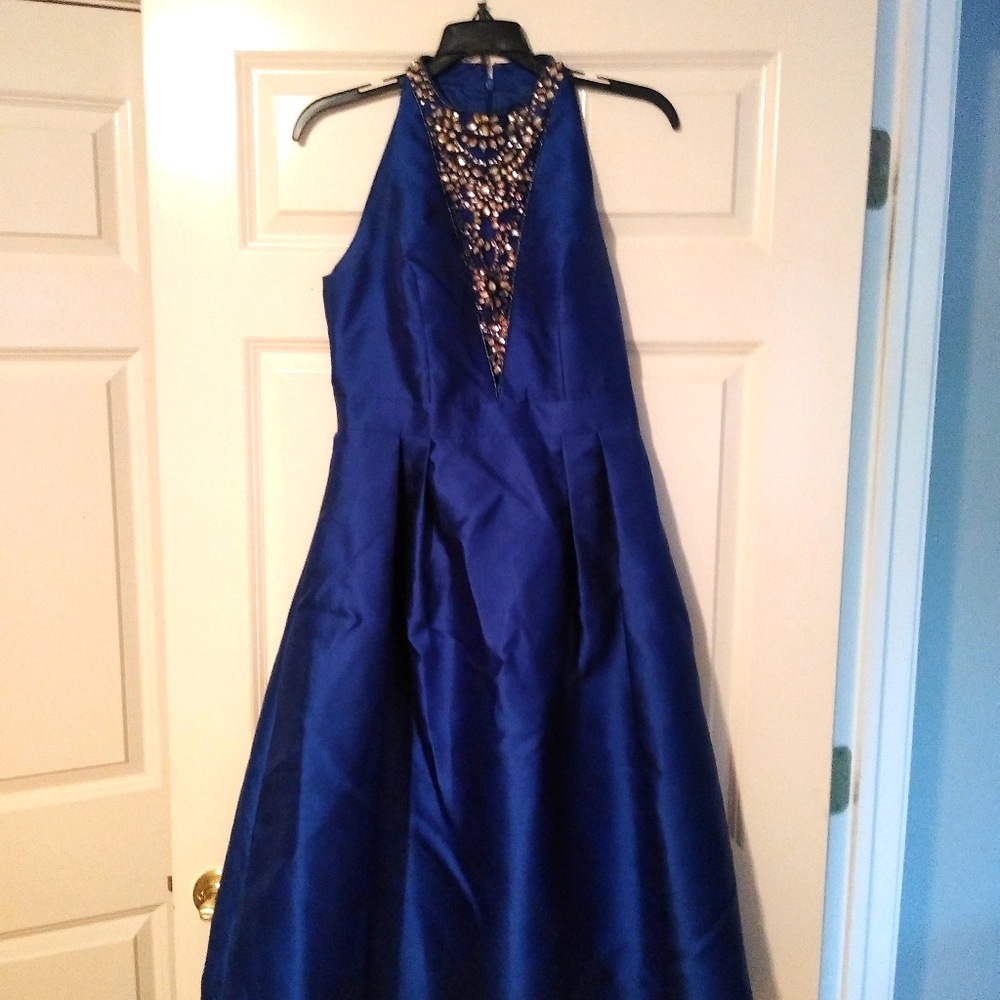 Beautiful Colbolt Blue evening style dress